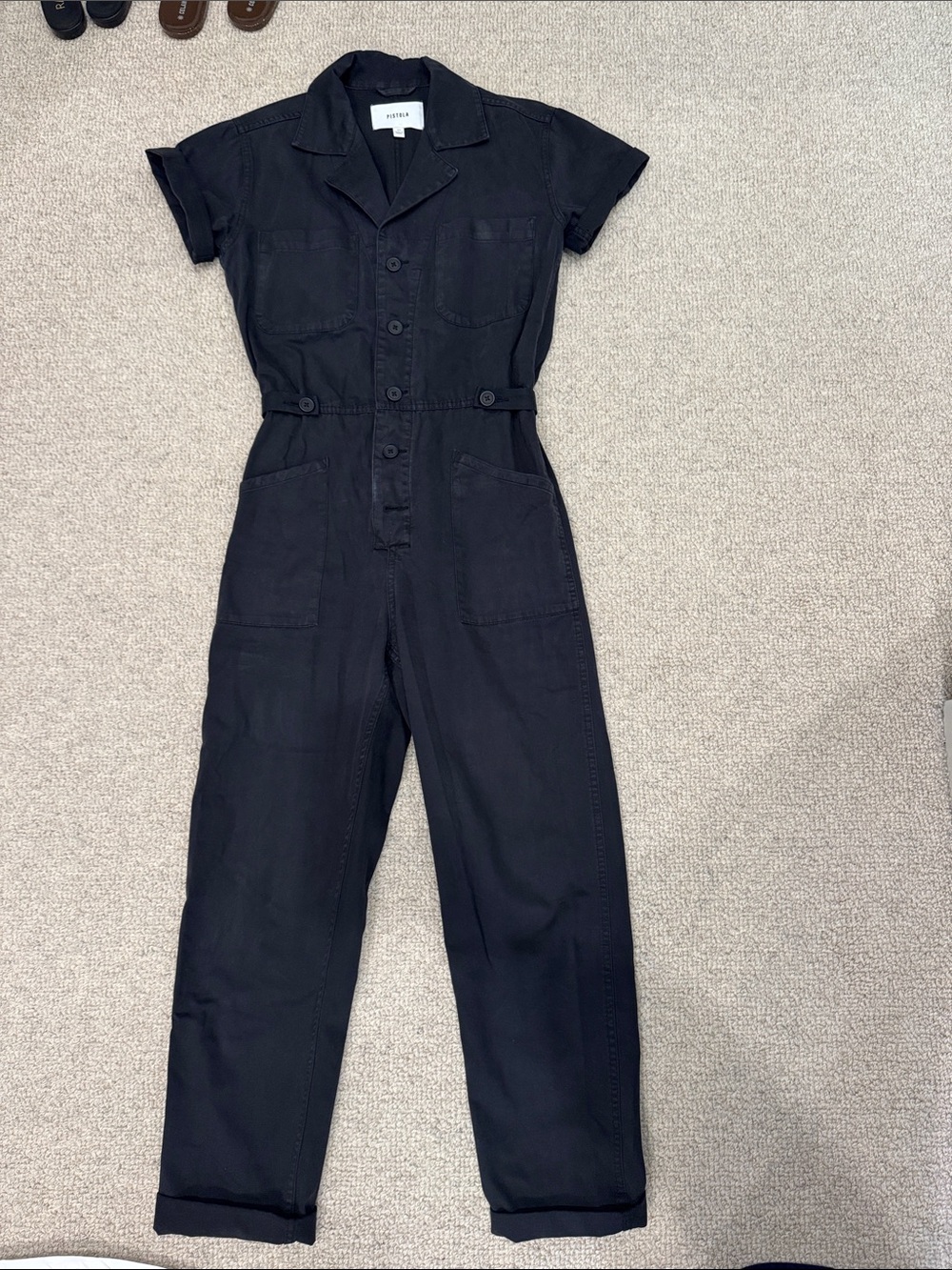 Pistola short sleeve jumpsuit